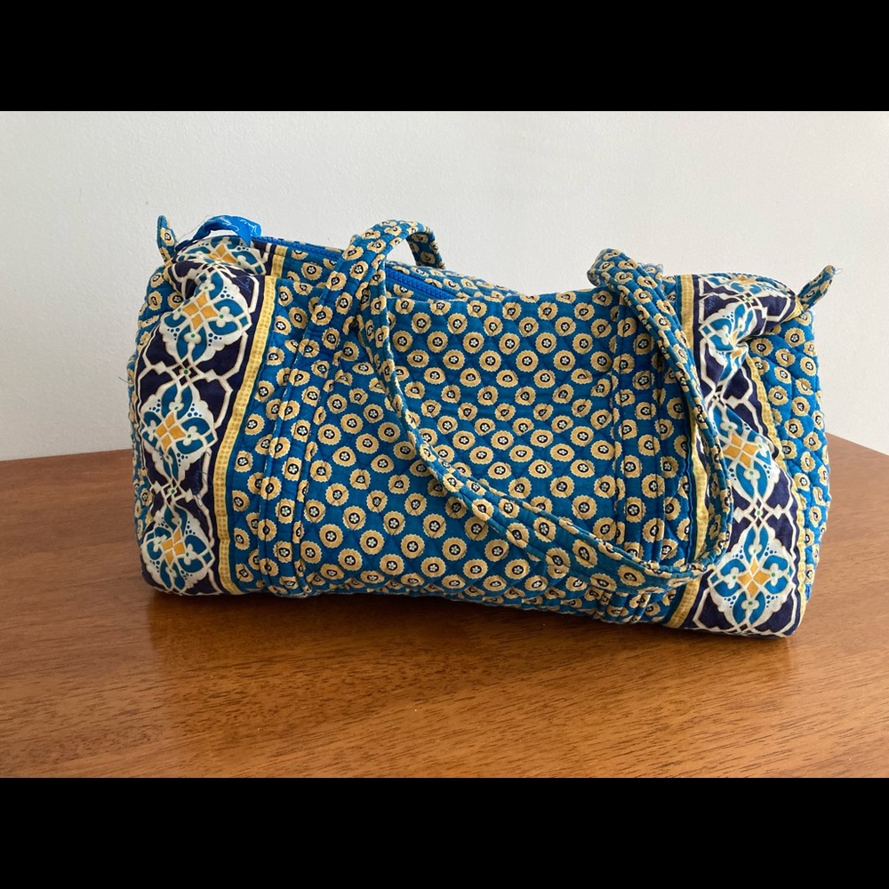 Vera Bradley Riviera Blue Small Duffle Bag